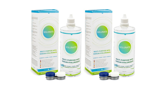 Solunate Multi-Purpose 2 x 400 ml med linsetuier