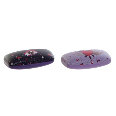 Glasögonfodral DKD Home Decor Metall (2 pcs) (16 x 7 x 5.5 cm)