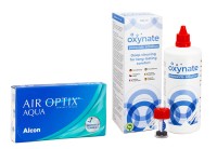 Air Optix Aqua (6 linser) + Oxynate Peroxide 380 ml med linsetui