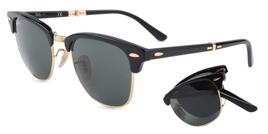 Ray-Ban RB2176 Clubmaster Folding Solglasögon