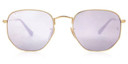 Ray-Ban RB3548N Hexagonal Metal Flat Lenses Solglasögon