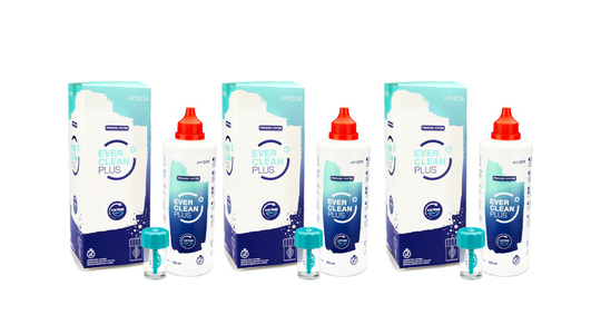 Ever Clean Plus 3 x 350 ml med linsetuier