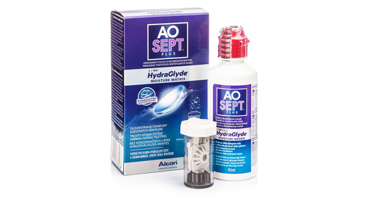 AOSEPT PLUS med Hydraglyde 90 ml med linsetui