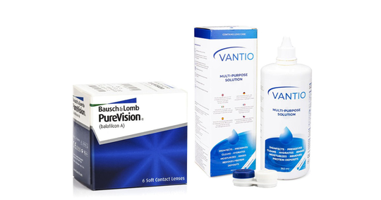 PureVision (6 linser) + Vantio Multi-Purpose 360 ml med linsetui