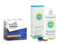 PureVision Toric (6 linser) + Solunate Multi-Purpose 400 ml med linsetui