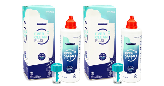 Ever Clean Plus 2 x 350 ml med linsetuier