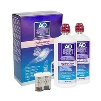 AOSEPT PLUS med Hydraglyde 2 x 360 ml med linsetuier