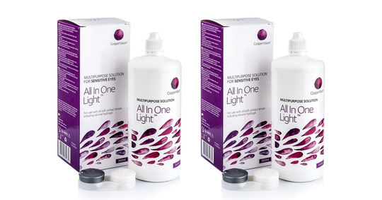 All In One Light 2 x 360 ml med linsetuier