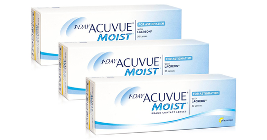 1-DAY Acuvue Moist for Astigmatism (90 linser)