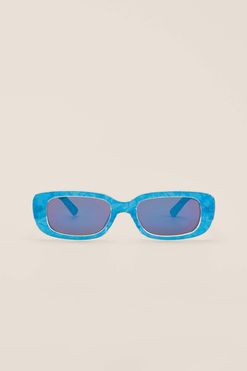 NA-KD Accessories Skimmrande solglasögon - Blue
