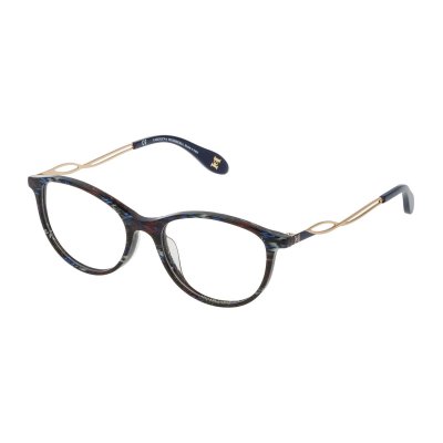 Glasögonbågar Carolina Herrera VHN590M510AG2 Blå Gyllene