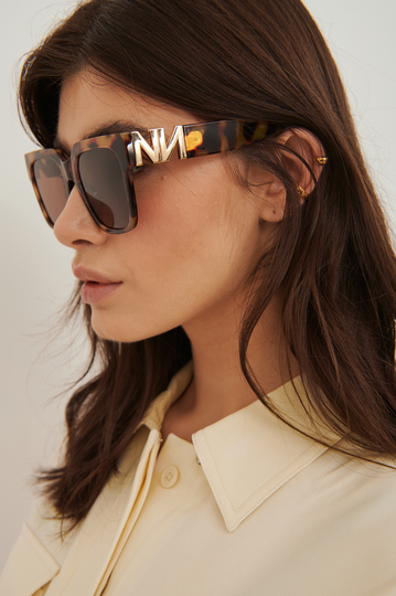 NA-KD Accessories Solglasögon - Brown