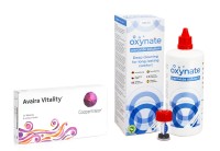 Avaira Vitality (6 linser) + Oxynate Peroxide 380 ml med linsetui