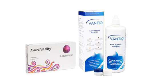 Avaira Vitality (6 linser) + Vantio Multi-Purpose 360 ml med linsetui