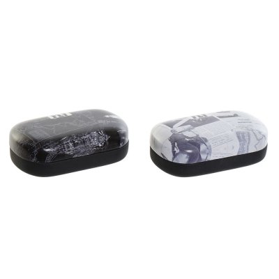 Fall DKD Home Decor Linser Vit Svart (3 pcs)