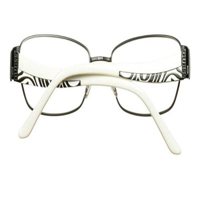 Glasögonbågar Guess GU2262-BLKWHT-52 Vit Svart (ø 52 mm)
