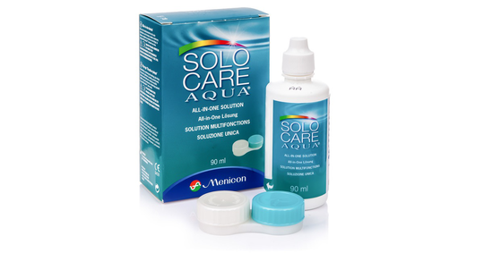 SOLOCARE AQUA 90 ml med linsetui