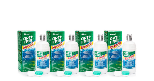 OPTI-FREE RepleniSH 4 x 300 ml med linsetuier