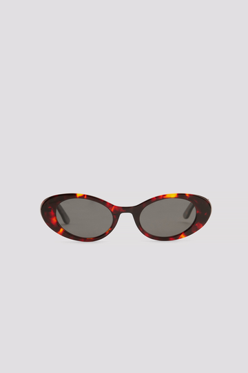 NA-KD Accessories Acetate mandelformade solglasögon - Brown