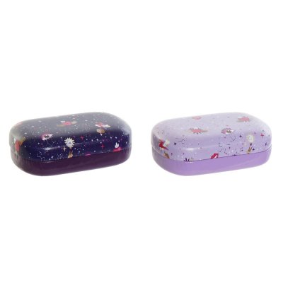 Fall DKD Home Decor Linser Rosa Lila (2 pcs)