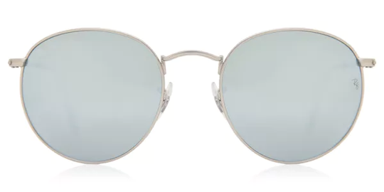 Ray-Ban RB3447 Round Flash Lenses Solglasögon