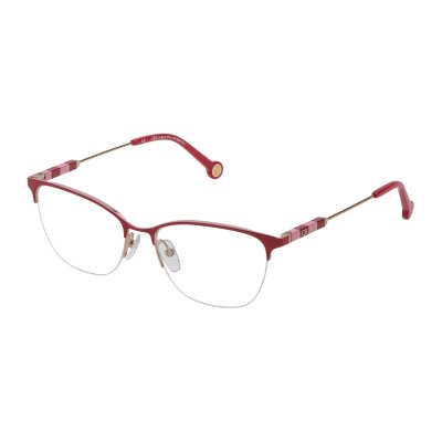Glasögonbågar Carolina Herrera VHE163540H33 Röd Rosa Gyllene