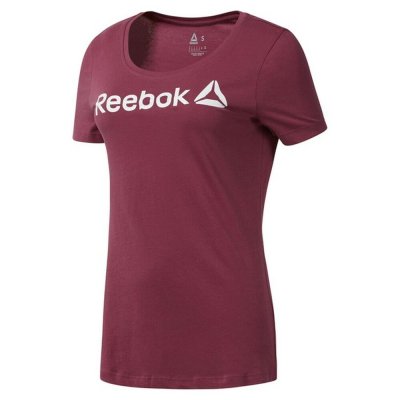 T-shirt med kortärm Dam READ SCOOP Reebok DH3734 Bordeaux (XL) (Storlek: XL)
