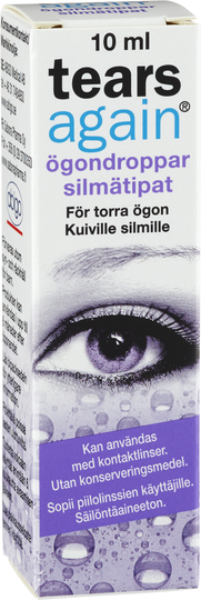 Tearsagain Ögondroppar för tor ra ögon 10ml