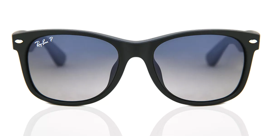 Ray-Ban RB2132F New Wayfarer Matte Asian Fit Polarized Solglasögon