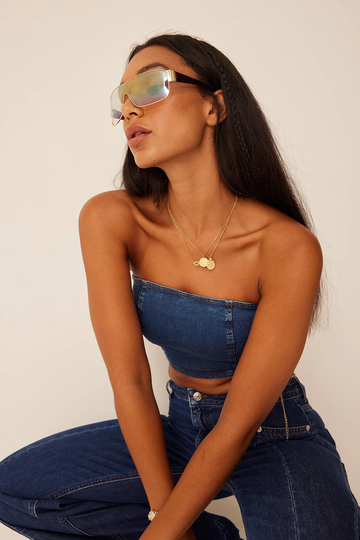 Chloé Monchamp x NA-KD Solglasögon - Brown