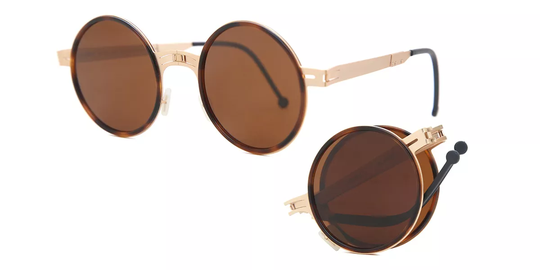 ROAV Galaxy 8301 Planet Folding Gold Polarized Solglasögon