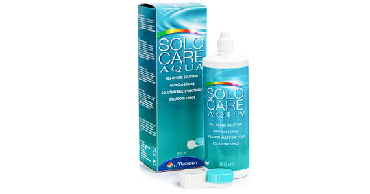 SOLOCARE AQUA 360 ml med linsetui