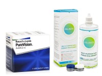 PureVision (6 linser) + Solunate Multi-Purpose 400 ml med linsetui