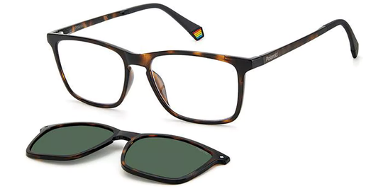 Polaroid PLD 6139/CS With Clip-On Polarized Solglasögon