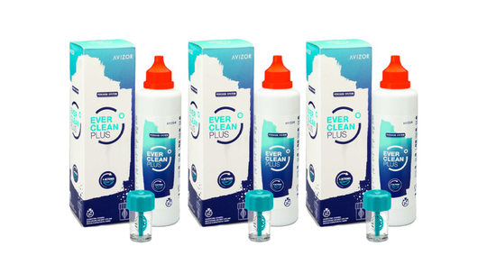 Ever Clean Plus 3 x 225 ml med linsetuier