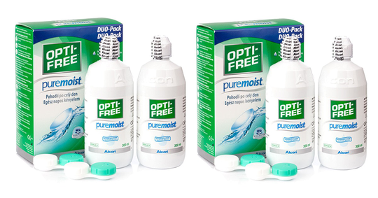 OPTI-FREE PureMoist 4 x 300 ml med linsetuier