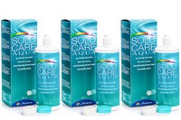 SOLOCARE AQUA 3 x 360 ml med linsetuier