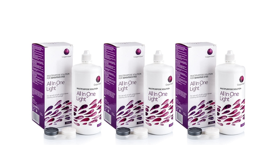 All In One Light 3 x 360 ml med linsetuier