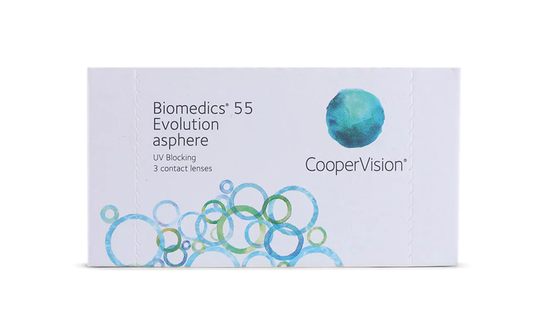 Biomedics Biomedics 55 Evolution 3 Pack Kontaktlinser