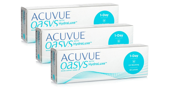 Acuvue Oasys 1-Day med HydraLuxe (90 linser)