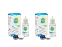 Solunate Multi-Purpose 2 x 50 ml med linsetuier travel pack