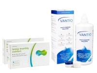 Lenjoy Monthly Comfort (12 linser) + Vantio Multi-Purpose 360 ml med linsetui