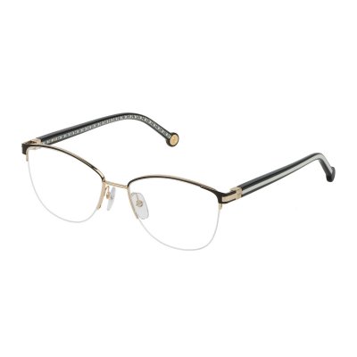 Glasögonbågar Carolina Herrera VHE112540304 Svart Gyllene