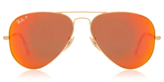 Ray-Ban RB3025 Aviator Flash Lenses Polarized Solglasögon