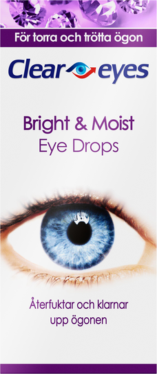 Clear Eyes Bright&Moist Ögondroppar 15ml