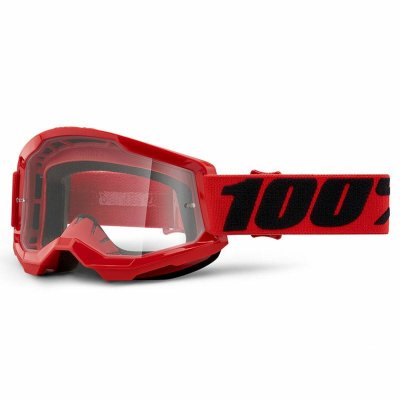 Solglasögon 100 % Downhill Strata 2 Goggle Röd One size Motocross
