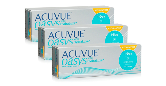 Acuvue Oasys 1-Day with HydraLuxe for Astigmatism (90 linser)