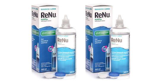 ReNu MultiPlus 2 x 360 ml med linsetuier