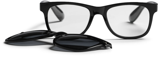 Haga Eyewear Solläsglas Ystad Black +1.0 1par
