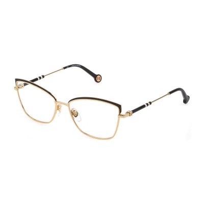 Glasögonbågar Carolina Herrera VHE184550301 Svart Gyllene
